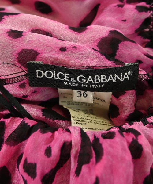 DOLCE&GABBANA（ドルチェアンドガッバーナ）ブラウス ピンク サイズ:36(XS位) レディース/2200692505236