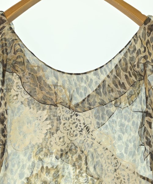 DOLCE&GABBANA（ドルチェアンドガッバーナ）ブラウス 茶 サイズ:-(XS位) レディース/2200675232074
