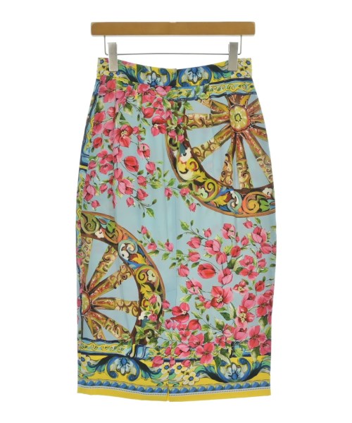 DOLCE&GABBANA（ドルチェアンドガッバーナ）ロング・マキシ丈スカート 青 サイズ:40(M位) レディース/2200693005025
