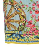 DOLCE&GABBANA（ドルチェアンドガッバーナ）ロング・マキシ丈スカート 青 サイズ:40(M位) レディース/2200693005025