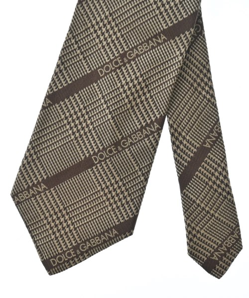 DOLCE&GABBANA（ドルチェアンドガッバーナ）ネクタイ 茶 サイズ:- メンズ/2200695428020