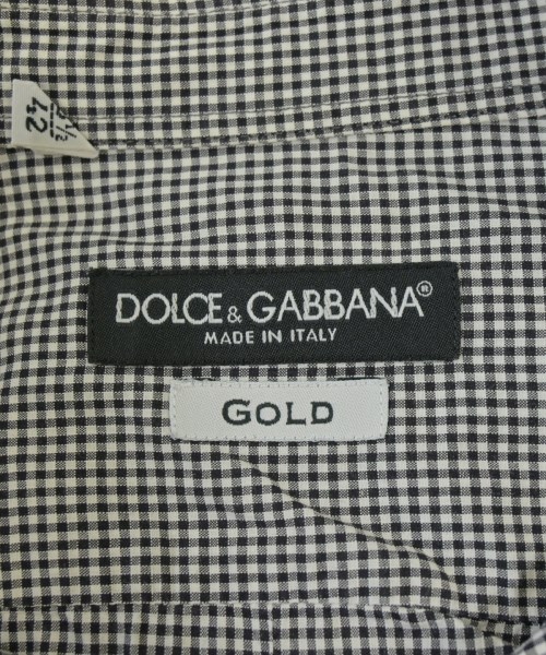 DOLCE&GABBANA（ドルチェアンドガッバーナ）カジュアルシャツ 黒 サイズ:42(XXL位) メンズ/2200697616012