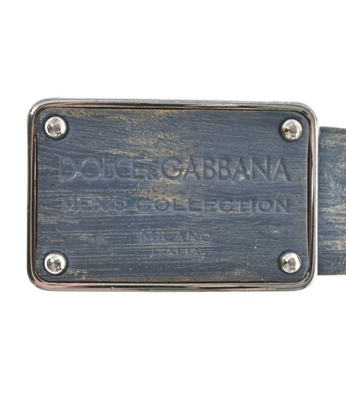 DOLCE&GABBANA（ドルチェアンドガッバーナ）ベルト 青 サイズ:- メンズ/2200698269019