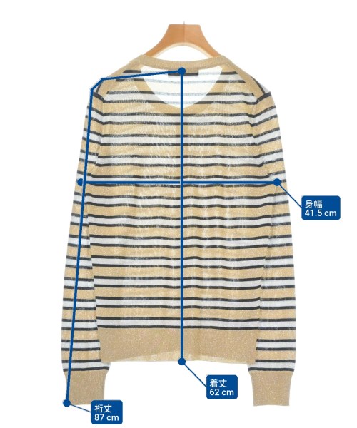 DOLCE&GABBANA（ドルチェアンドガッバーナ）カーディガン ベージュ サイズ:42(M位) レディース/2200696480126
