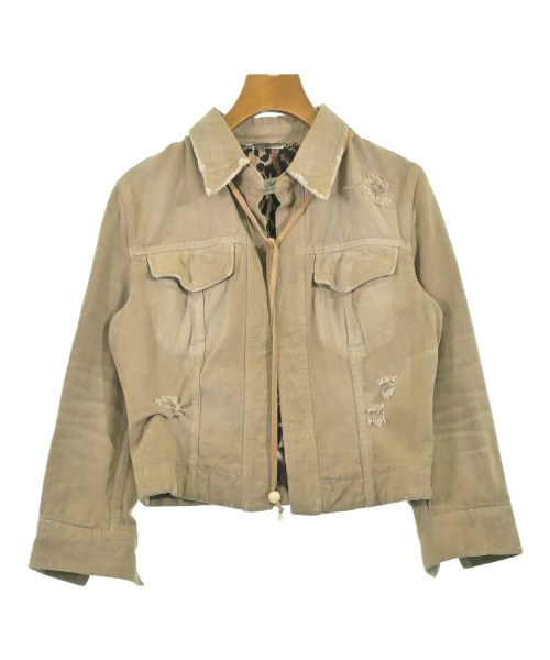 DOLCE&GABBANA(ドルチェアンドガッバーナ)デニムジャケット ベージュ サイズ:40(M位)/2200694592067