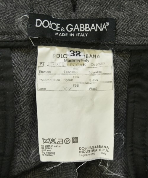 DOLCE&GABBANA（ドルチェアンドガッバーナ）スラックス グレー サイズ:38(S位) レディース/2200699974028