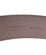 DOLCE&GABBANA（ドルチェアンドガッバーナ）ベルト 茶 サイズ:- メンズ/2200698118386