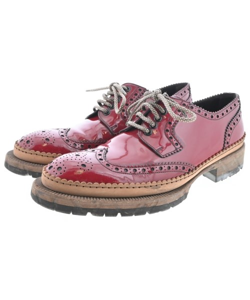 DOLCE&GABBANA（ドルチェアンドガッバーナ）ビジネス・ドレスシューズ 赤 サイズ:UK8 1/2(27cm位) メンズ/2200699066303