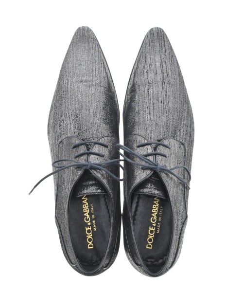 DOLCE&GABBANA（ドルチェアンドガッバーナ）ビジネス・ドレスシューズ シルバー サイズ:UK8(26.5cm位) メンズ/2200699066709