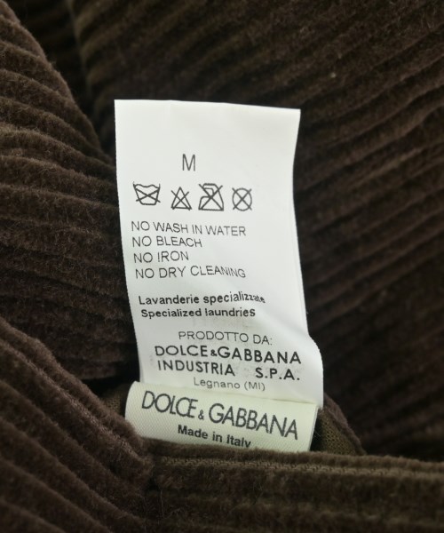 DOLCE&GABBANA（ドルチェアンドガッバーナ）ピーコート 茶 サイズ:M メンズ/2200699890403