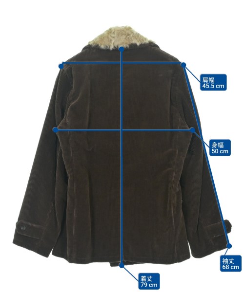 DOLCE&GABBANA（ドルチェアンドガッバーナ）ピーコート 茶 サイズ:M メンズ/2200699890403