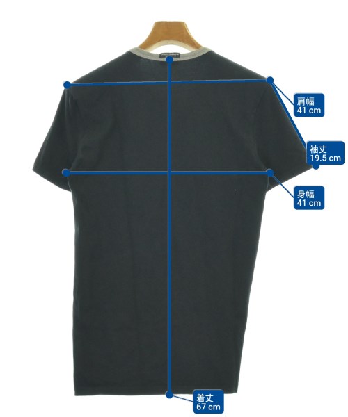 DOLCE&GABBANA（ドルチェアンドガッバーナ）Tシャツ・カットソー 黒 サイズ:-(XS位) メンズ/2200695786069