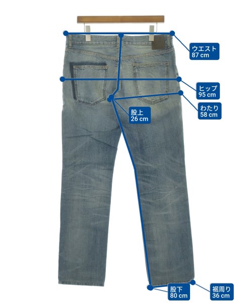 DOLCE&GABBANA（ドルチェアンドガッバーナ）デニムパンツ 青 サイズ:48(L位) メンズ/2200700500024