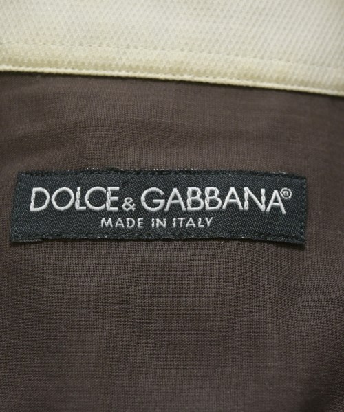 DOLCE&GABBANA（ドルチェアンドガッバーナ）カジュアルシャツ 茶 サイズ:40(L位) メンズ/2200701831042