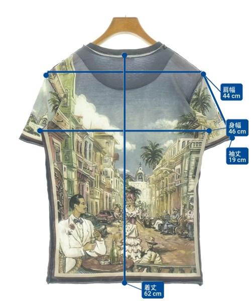 DOLCE&GABBANA（ドルチェアンドガッバーナ）Tシャツ・カットソー グレー サイズ:44(S位) メンズ/2200701831059