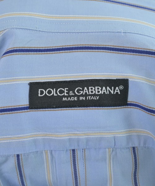 DOLCE&GABBANA（ドルチェアンドガッバーナ）ドレスシャツ 青 サイズ:39(M位) メンズ/2200643619012