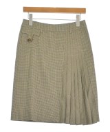 DOLCE&GABBANA（ドルチェアンドガッバーナ）ひざ丈スカート ベージュ サイズ:40(M位) レディース/2200650958036