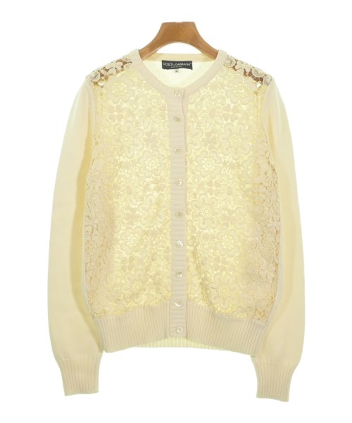 DOLCE&GABBANA(ドルチェアンドガッバーナ)カーディガン 白 サイズ:42(M位)/2200652223071