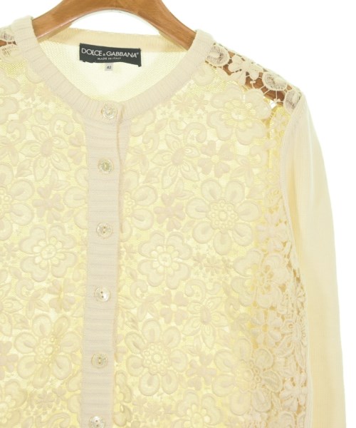 DOLCE&GABBANA（ドルチェアンドガッバーナ）カーディガン 白 サイズ:42(M位) レディース/2200652223071