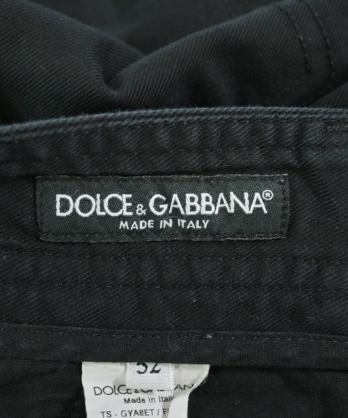 DOLCE&GABBANA（ドルチェアンドガッバーナ）カーゴパンツ 黒 サイズ:52(XXL位) メンズ/2200657415013