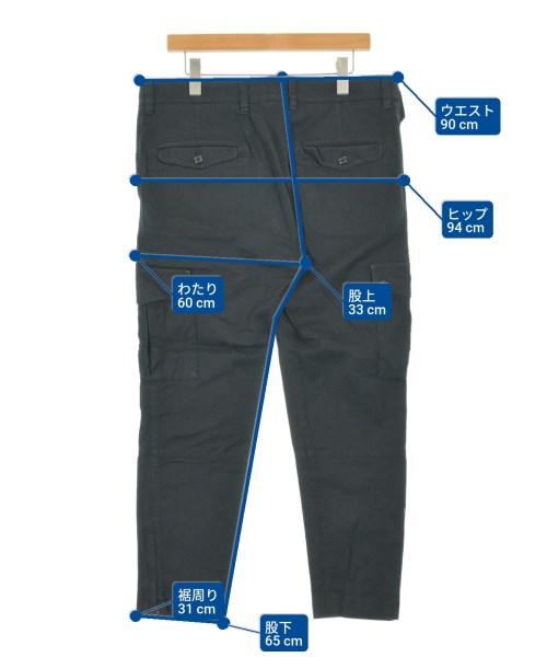 DOLCE&GABBANA（ドルチェアンドガッバーナ）カーゴパンツ 黒 サイズ:52(XXL位) メンズ/2200657415013