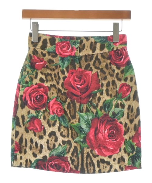 DOLCE&GABBANA（ドルチェアンドガッバーナ）ミニスカート ベージュ サイズ:38(S位) レディース/2200657894108