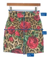 DOLCE&GABBANA（ドルチェアンドガッバーナ）ミニスカート ベージュ サイズ:38(S位) レディース/2200657894108