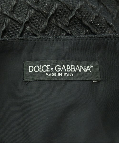 DOLCE&GABBANA（ドルチェアンドガッバーナ）ひざ丈スカート 黒 サイズ:44(L位) レディース/2200655427131