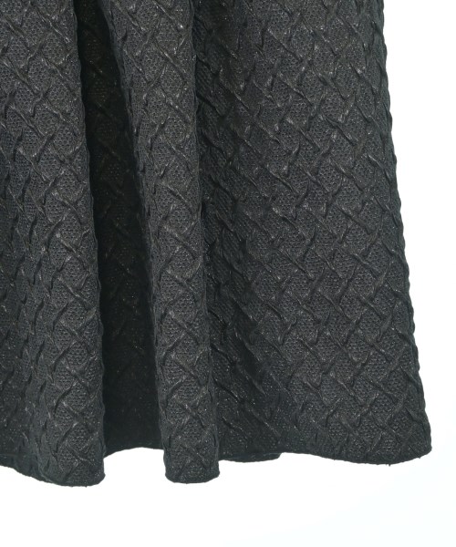 DOLCE&GABBANA（ドルチェアンドガッバーナ）ひざ丈スカート 黒 サイズ:44(L位) レディース/2200655427131