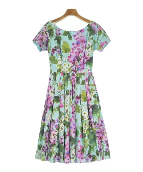DOLCE&GABBANA(ドルチェアンドガッバーナ)ワンピース 青 サイズ:36(XS位)/2200655567059
