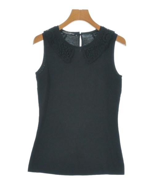 DOLCE&GABBANA(ドルチェアンドガッバーナ)ノースリーブ 黒 サイズ:36(XS位)/2200655567516