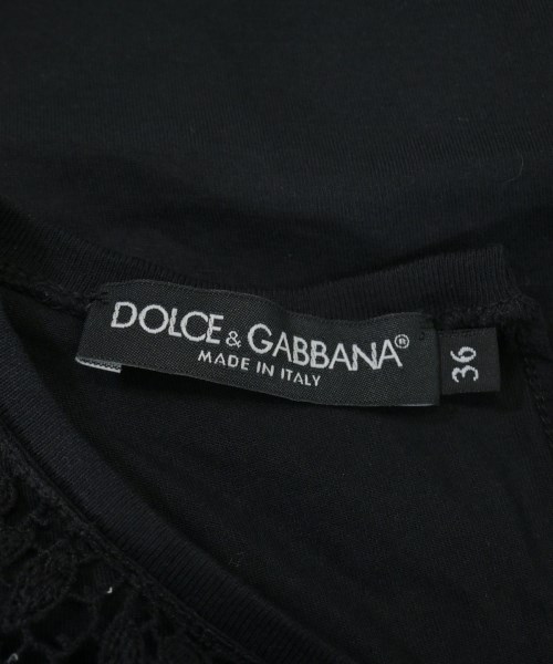 DOLCE&GABBANA（ドルチェアンドガッバーナ）ノースリーブ 黒 サイズ:36(XS位) レディース/2200655567516
