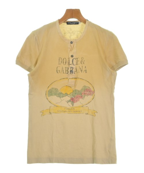DOLCE&GABBANA(ドルチェアンドガッバーナ)Tシャツ・カットソー ベージュ サイズ:46(M位)/2200653093109