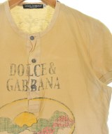 DOLCE&GABBANA（ドルチェアンドガッバーナ）Tシャツ・カットソー ベージュ サイズ:46(M位) メンズ/2200653093109