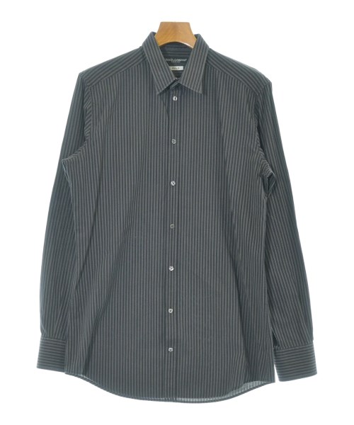 DOLCE&GABBANA(ドルチェアンドガッバーナ)カジュアルシャツ グレー サイズ:16(L位)/2200659794109