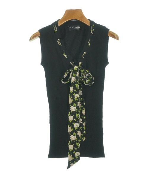 DOLCE&GABBANA(ドルチェアンドガッバーナ)ニット・セーター 黒 サイズ:-(XS位)/2200653887548