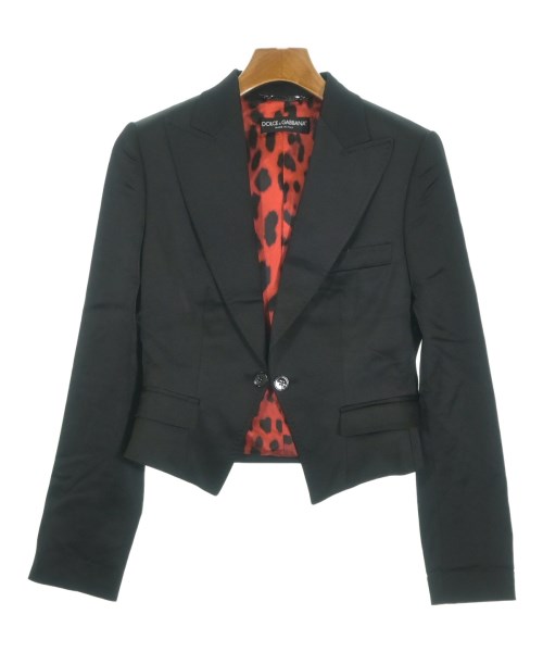 DOLCE&GABBANA（ドルチェアンドガッバーナ）カジュアルジャケット 黒 サイズ:40(M位) レディース/2200653887579