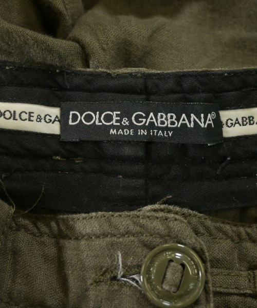 DOLCE&GABBANA（ドルチェアンドガッバーナ）カーゴパンツ カーキ サイズ:38(S位) レディース/2200650350038