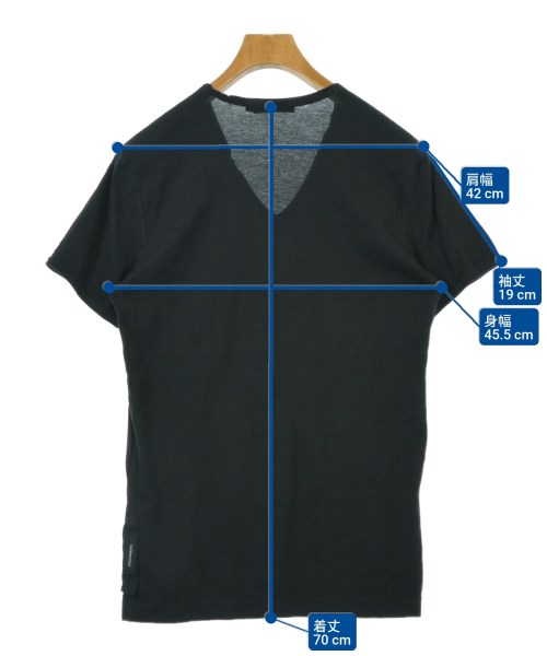 DOLCE&GABBANA（ドルチェアンドガッバーナ）Tシャツ・カットソー 黒 サイズ:46(M位) メンズ/2200657751067