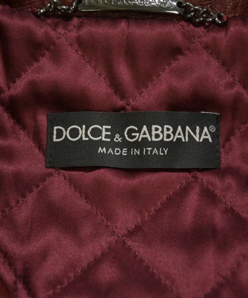 DOLCE&GABBANA（ドルチェアンドガッバーナ）ライダース 赤 サイズ:40(M位) レディース/2200661510261