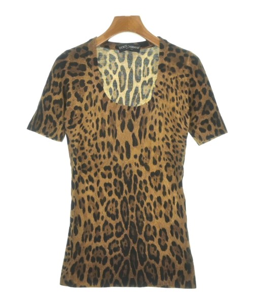 DOLCE&GABBANA(ドルチェアンドガッバーナ)ニット・セーター 茶 サイズ:40(M位)/2200661510292