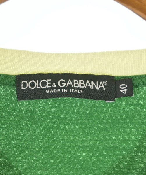 DOLCE&GABBANA（ドルチェアンドガッバーナ）Tシャツ・カットソー 緑 サイズ:40(M位) レディース/2200661818046