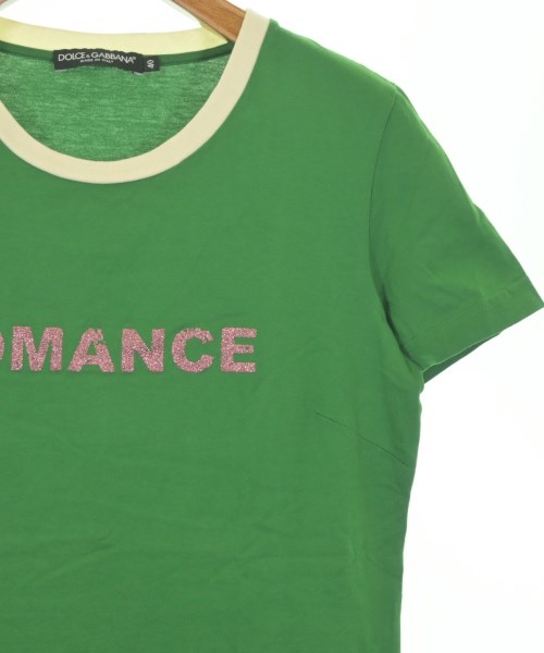 DOLCE&GABBANA（ドルチェアンドガッバーナ）Tシャツ・カットソー 緑 サイズ:40(M位) レディース/2200661818046