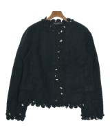 DOLCE&GABBANA（ドルチェアンドガッバーナ）ノーカラージャケット 黒 サイズ:52(XXL位) レディース/2200661882023