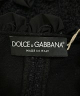 DOLCE&GABBANA（ドルチェアンドガッバーナ）ノーカラージャケット 黒 サイズ:52(XXL位) レディース/2200661882023