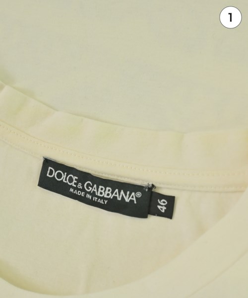 DOLCE&GABBANA（ドルチェアンドガッバーナ）Tシャツ・カットソー 白 サイズ:46(M位) メンズ/2200710826145