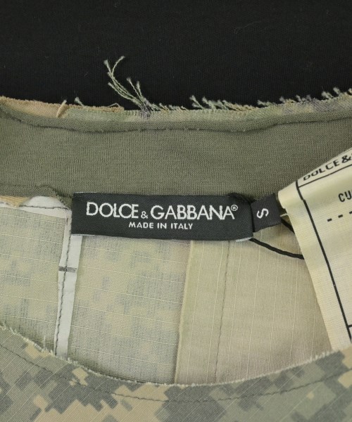 DOLCE&GABBANA（ドルチェアンドガッバーナ）Tシャツ・カットソー カーキ サイズ:S メンズ/2200710826169