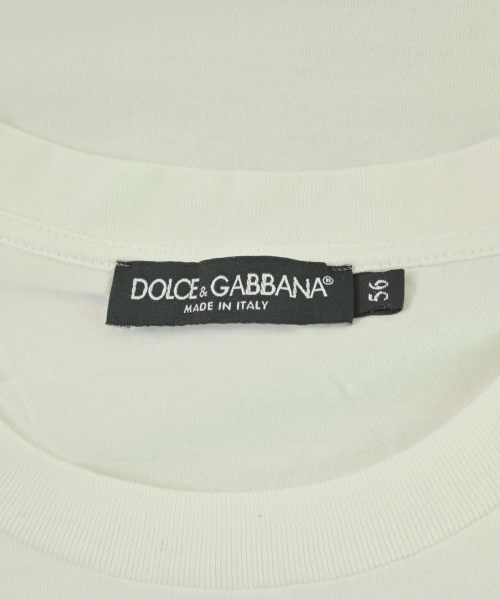 DOLCE&GABBANA（ドルチェアンドガッバーナ）Tシャツ・カットソー 白 サイズ:56(XXXXL位) メンズ/2200710826176