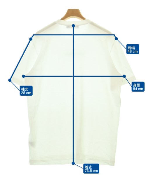 DOLCE&GABBANA（ドルチェアンドガッバーナ）Tシャツ・カットソー 白 サイズ:56(XXXXL位) メンズ/2200710826176