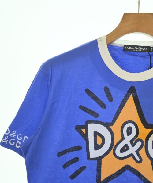 DOLCE&GABBANA（ドルチェアンドガッバーナ）Tシャツ・カットソー 青 サイズ:48(L位) メンズ/2200710826183